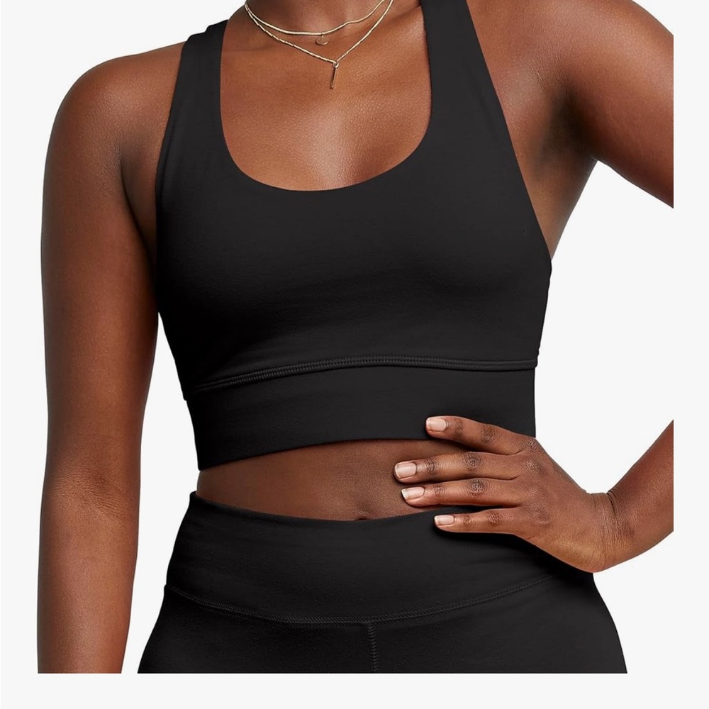 Hanes originals women’s longline sports bra - Picture 4 of 7